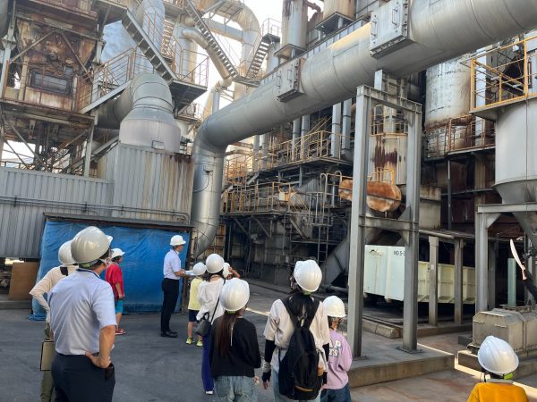 光アスコン見学の様子